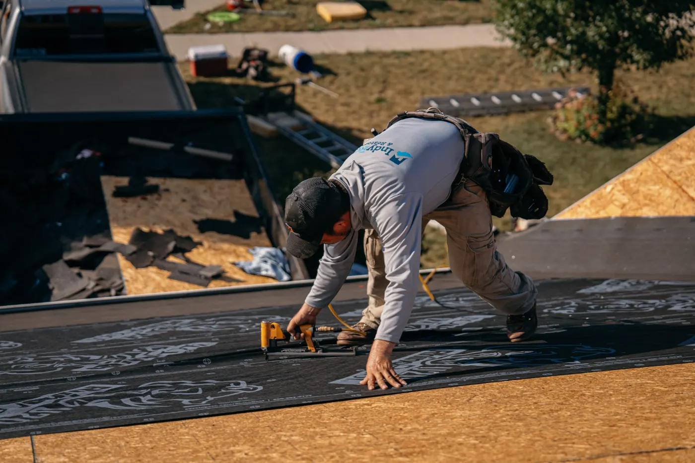 Commercial roof inspection documented in Heron Ridge