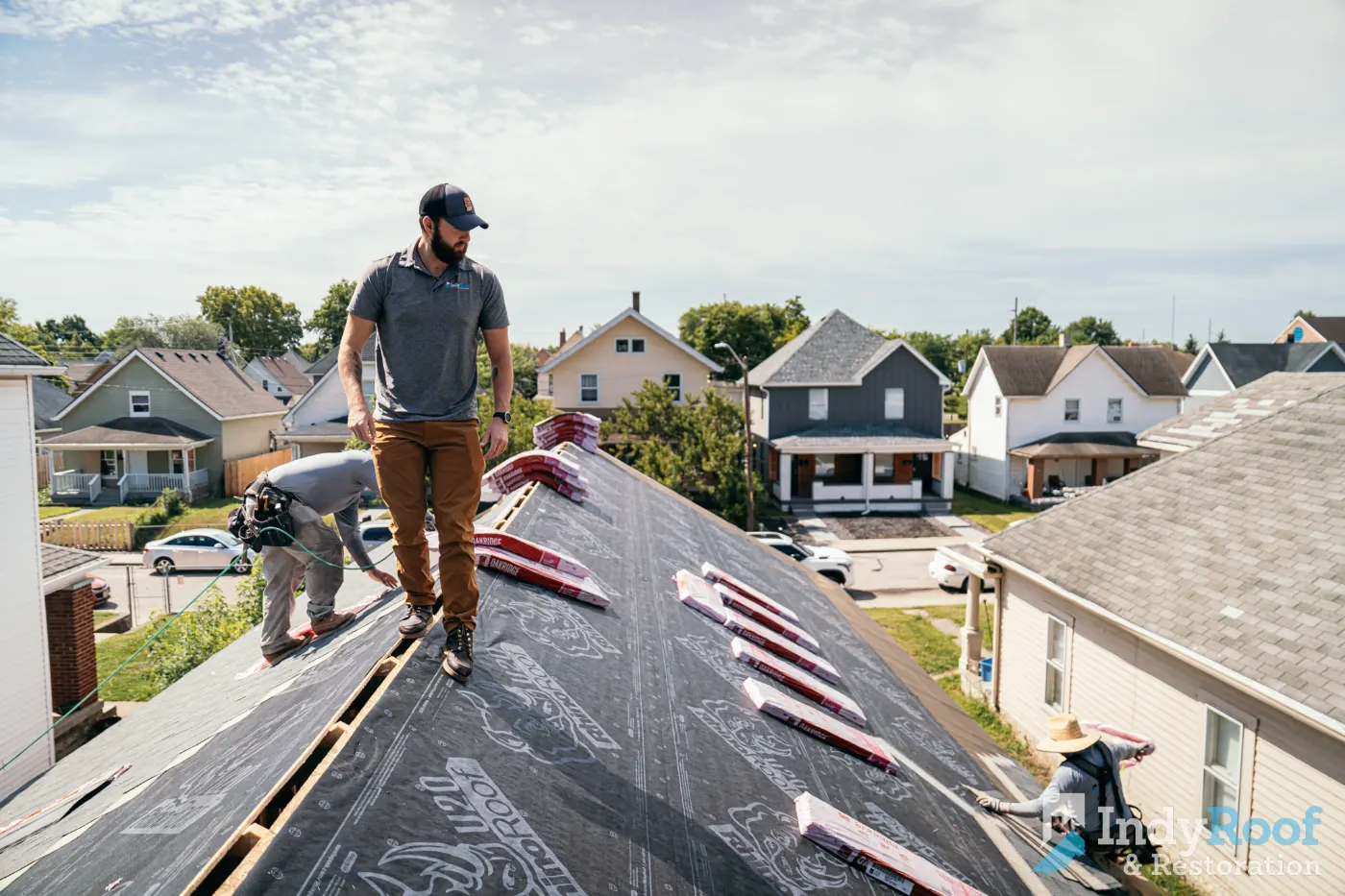 Commercial roof inspection documented in Heron Ridge